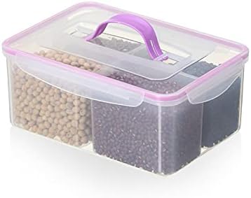 SZYAWbdh Bento Boxes Пластмасов Контейнер за съхранение на хранителни продукти за кухнята, с капак, може да съдържа плодове, зеленчуци и други съставки за запазване на свеже