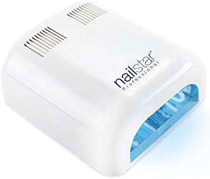 Професионална UV сушилня за нокти NailStar мощност 36 W, лампа за гел с таймер 120 и 180 секунди + 4 лампа с мощност 9 W в комплекта