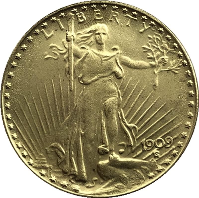 21 Различна Дата P Версия На Американските Златни Монети Антични Месингови Изделия Чуждестранни Възпоменателни Монети
