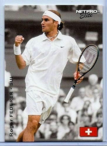 Роджър Федерер 2003 NETPRO Elite - ПЪРВАТА в Историята на распечатанная карта начинаещ #S2! Легендата на тениса!