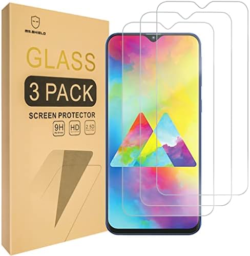Mr.Щит [3 опаковки] е Предназначен за Samsung Galaxy A10e / Защитно фолио за екран от закалено стъкло Galaxy A10E