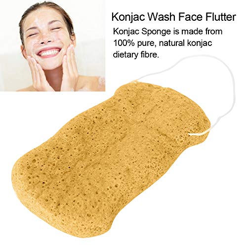 Подходящи основната коняк за измиване на лицето, Нежно Почистваща Гъба за тяло, Естествена Отшелушивающая Гъба за лице