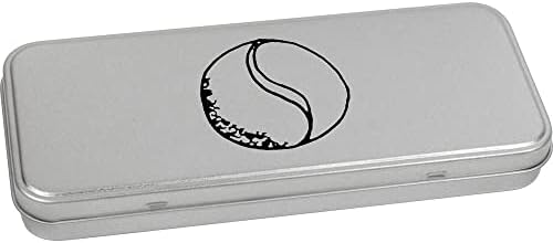 Лидице кутия за канцеларски материали Azeeda Тенис топка с метални панти /Кутия за съхранение (TT00179223)