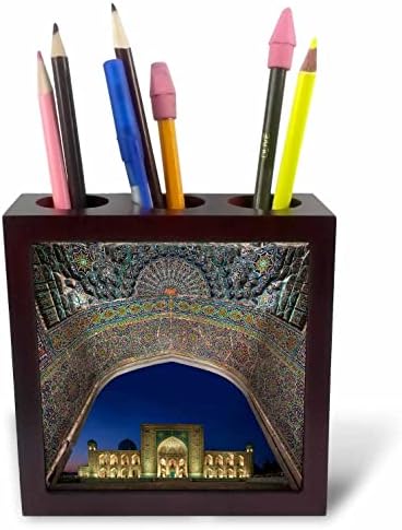 3россия Централна Азия, Узбекистан, Самарканд. Комплекс джамии на адрес. - Държатели за писалки за плочки (ph-366362-1)