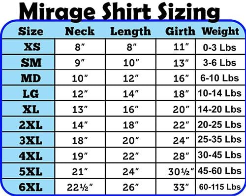 Mirage Стоки за домашни любимци, БУ! Ризи с трафаретным принтом Baby Blue Sm (10)