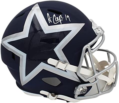 Амари Купър Подписа Голям шлем NFL Dallas Cowboys Speed AMP NFL - Каски NFL с автограф
