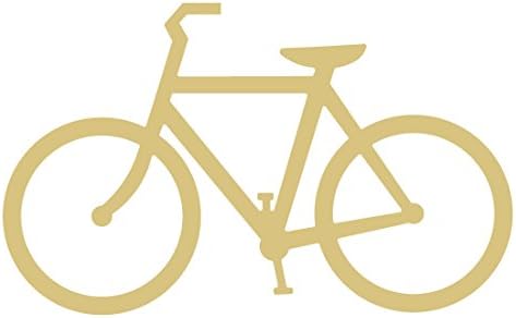 Велосипеден Силует От Незаконченного Дърво Състезателни Педали Планински велосипед BMX Тур дьо Франс Форма MDF Платно Стил 1