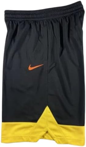 Мъжки баскетболни шорти Nike Dri-Fit Icon, Черен / Жълт Размер Small