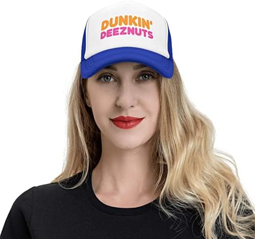 Шапка Dunkin Deez Nuts - Забавни Глупави Шапки Шофьори На Камиони За Партита - Реколта Новост, Луда Бейзболна Шапка Възстановяване
