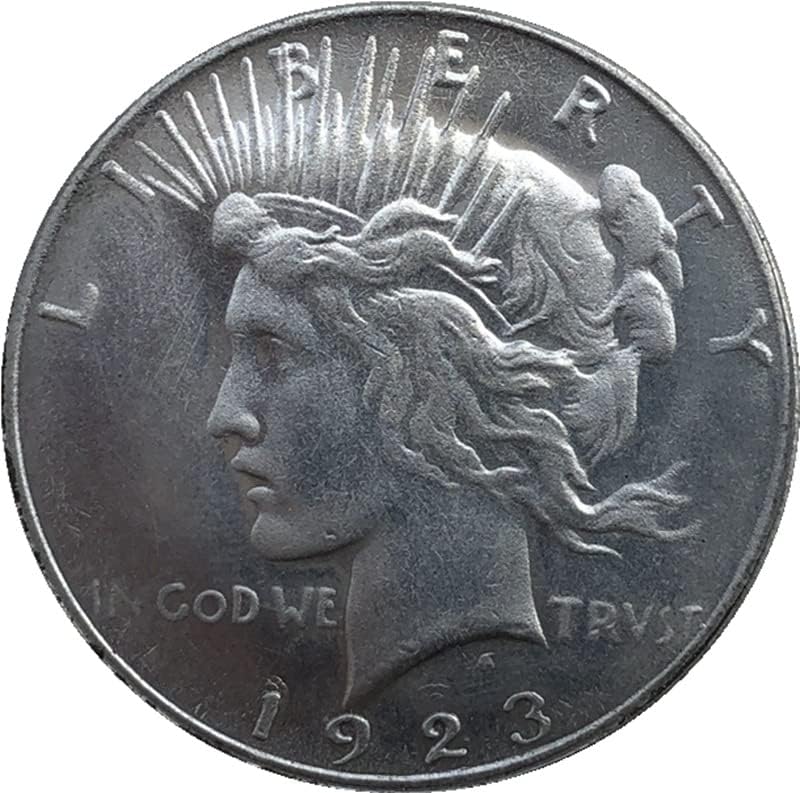 Американските монети 1923-Те години, Месинг, със сребърно покритие, Старинни Занаяти, Колекция от Чуждестранни Възпоменателни