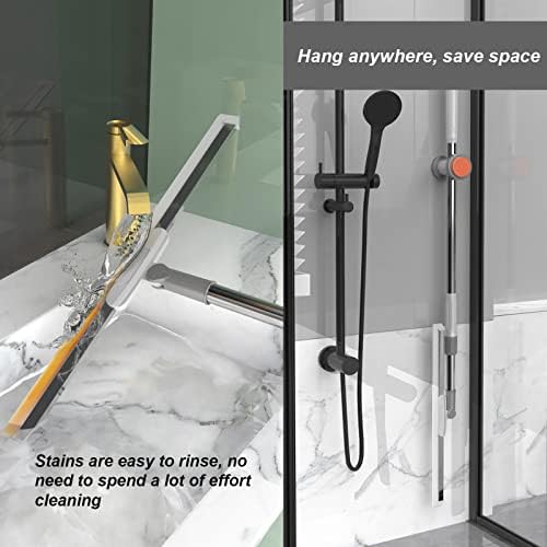 Универсална Прибиращ въже-стъргалка, за да се пол Dyegold с гъвкави панти на 180° за ефективно почистване в банята,