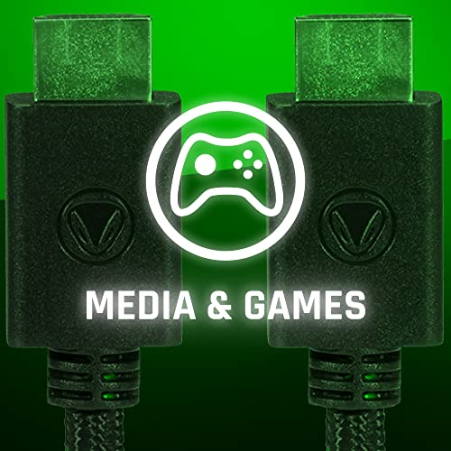 Snakebyte HDMI: Кабел за 4K / 3D / 1080P дължина: 2 м - Черно / Зелено - Xbox One