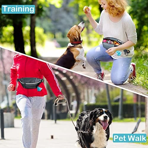 Поясная чанта за кучета CLAWIST, Поясная Чанта За Разходки на Кучета, Колан За Съхранение на Лакомство За Кучета, Регулируем