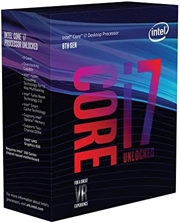Intel Core I7-8700K I7 8700K 3,7 Ghz Шестиядерный Двенадцатипоточный процесор 12M 95W LGA 1151