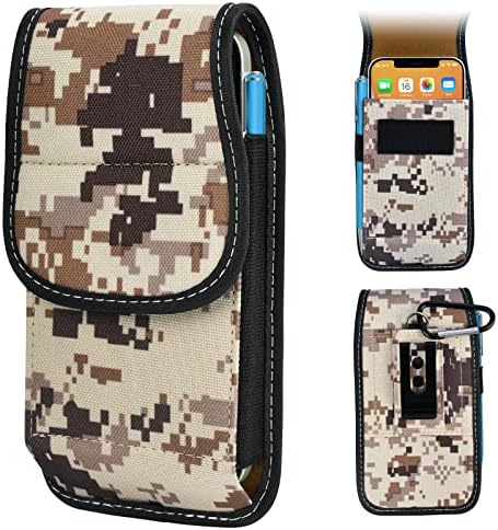 Тактическа Поясная чанта за мобилен телефон с RFID заключване, найлон Водоустойчива магнитна капачка на велкро, Кобур за