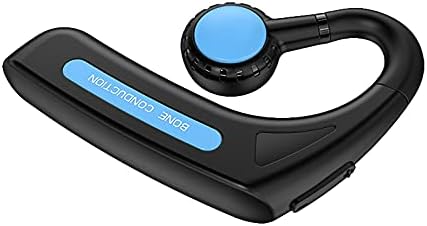 Niaviben Безжични Слушалки с едно Ухо на Костна Проводимост Niaviben Стерео Бизнес Спортна Bluetooth Слушалка Син