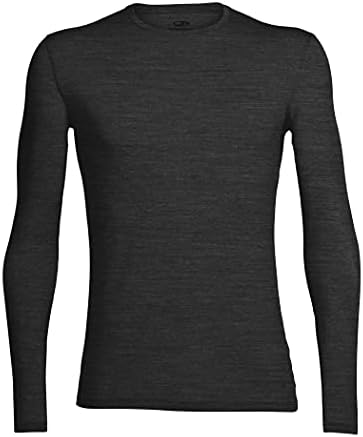 Мъжки t-shirt Icebreaker Merino Anatomica С основния слой за студено време, Термофутболка с яка-ботуш и дълъг ръкав