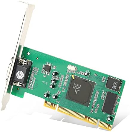 Видео карта Hilitand, 8 MB 32-Битова видео карта VGA, нисък профил видеокарта PCI за ATI Rage XL, Съвместим с 64-битов PCI?X Слотове