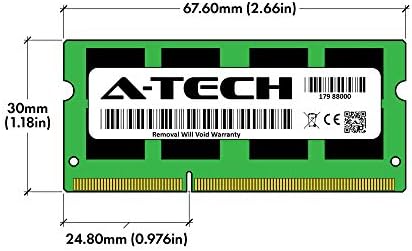 A-Tech 8 GB оперативна памет за Dell Inspiron 15 (3521) - DDR3, 1333 Mhz, PC3-10600, Без ECC SO-DIMM 2Rx8 1,5 - За един