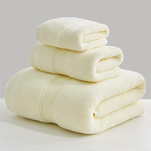 SAWQF Кърпи за баня Домашни Памучни Кърпи Комплект От Три Части Всасывающее Женски Мъжки Гъст Кърпа