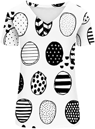 В памучна Блуза, Женска Тениска С Къс Ръкав и Кръгло деколте и Дълбоко V Образно деколте С Цветен Модел Kawaii Animal Peeps
