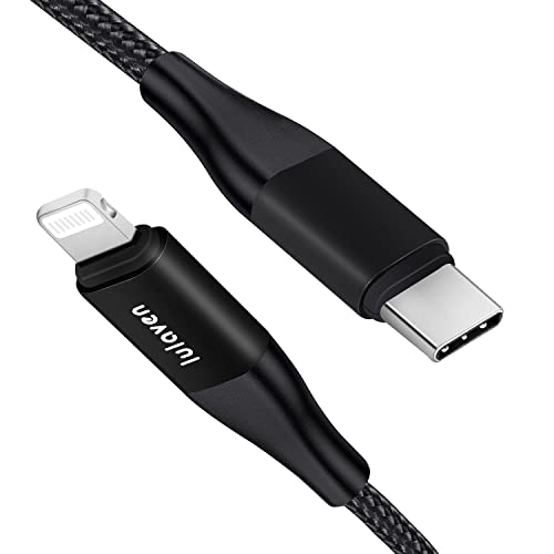 Кабел lulaven USB C до Светкавица, USB Кабел-C за Светкавица 3 метра, Сертифициран Пфи Кабел за iPhone 14
