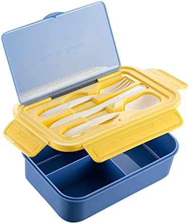 6xDjBM Пластмасов Обяд-Бокс За Съхранение на Пресни Продукти, Загряване В Микровълнова Фурна, Запечатани Топлоизолационна Кутия