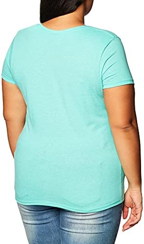 Женска тениска Hanes X-Temp с къс ръкав и V-образно деколте и FreshIQ