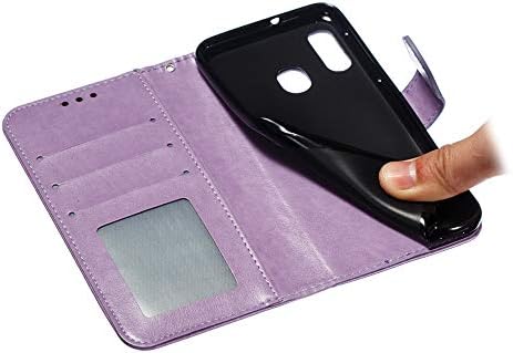 ISADENSER Чанта-портфейл с панти капак, Предназначен за Galaxy A11, Samsung A11, Калъф, Елегантен портфейл с тотем на Мандала
