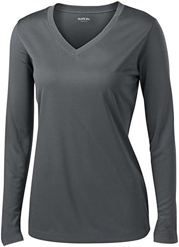Дамска спортна Риза Clothe Co. с дълъг ръкав и V-образно деколте, Впитывающая Влагата