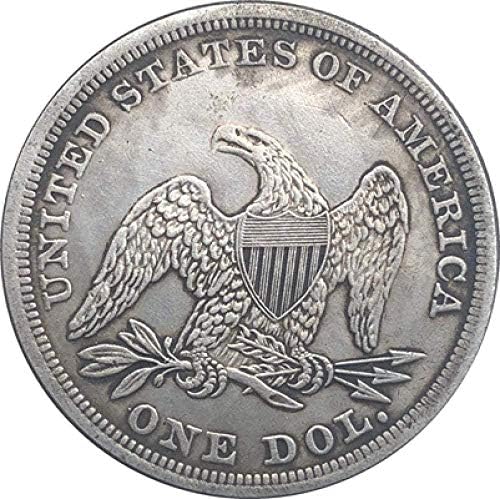Монета На Повикване 1849 Седнала Долар Свобода Монети Копие На Копие Колекция Бижута Подаръци Колекция От Монети