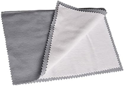 Кърпа за полиране на Pro Size от чист памук, произведен в САЩ за бижута от злато, сребро и платина, екологично чистата голяма кърпа за почистване 11 x 14 инча. Поддържа чист