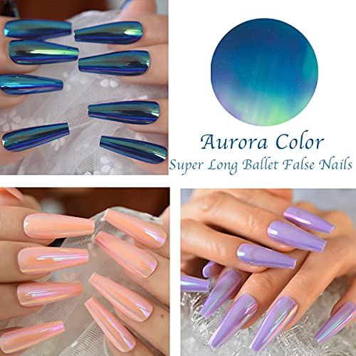 144 БР 6 Цвята, с цилиндрична форма Лигавицата на ноктите Aurora Ballets Режийни ноктите под формата на Гроб, Типсы за нокти