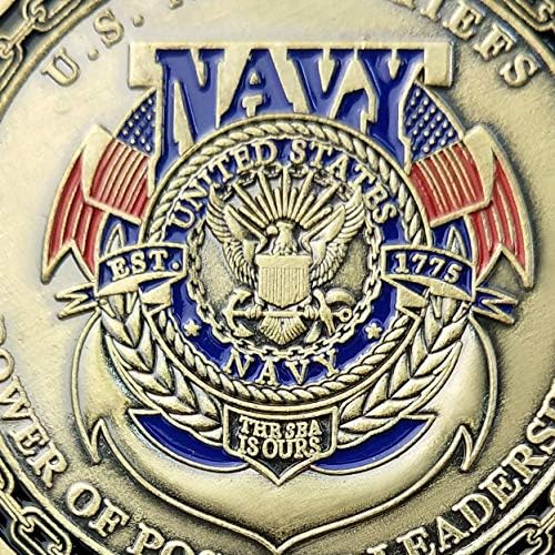 Централен военен обадете на ВМС на САЩ Монета Силата на позитивното лидерство Не се дави в мен
