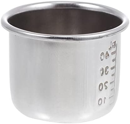 Стъклени Съдове Мерителни Чаши от неръждаема Стомана: 10шт 40 мл Метални Болнични Мерителни Чаши Градуированный Чаша за