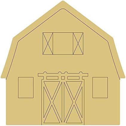 Дизайнът на навеса по Линиите на Отвор Незаконченная Дървена рамка, която да Закачалка Селска Селска Начало Декор МДФ Форма на Платно Стил 2 Арт 1 (24 )