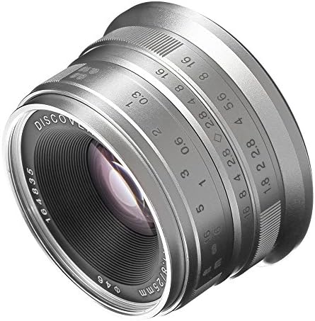 Обектив Fotga 25 мм f1.8 с ръчно фокусиране HD/MC Prime за огледално-рефлексни фотоапарати Sony E-mount A6500 A6300 A6000