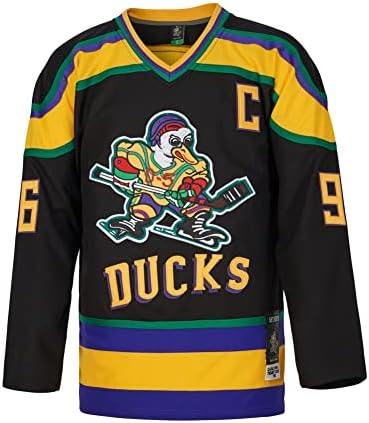 D-5 Мъжки Майк Mighty Ducks 33 Голдбърг 66 Бомбай 96 Конуей 99 Банкс Джърси, Мъжки Майк за хокей на лед хокей от