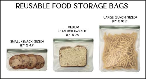 Опаковки за многократна употреба, за съхранение на продукта Комплект от 10 броя (2 обяд + 4 сандвич + 4 закуски), от