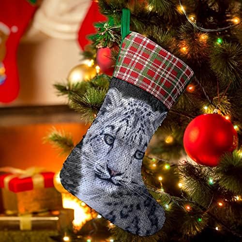 Snow_Leopard_by_ceridwens_gallery-d1w6k1s Коледни Чорапи с Пайети, Блестящи Стенни Висящи Украси, Украса за Коледната