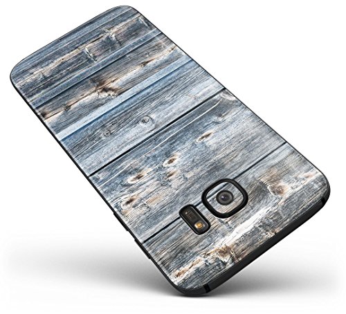 Дизайн Skinz Дизайн Skinz Вертикални дървени летви със стикер на цялото тяло-Кожа-комплект за Galaxy S7