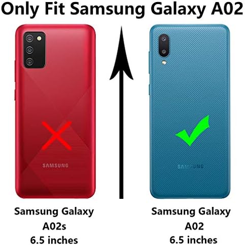 Калъф Galaxy А02, Калъф Samsung А02, със защитно фолио за дисплея с висока разделителна способност, Амортизирующий Гъвкава Броня от TPU, Мек Гумен Защитен калъф за Samsung Galaxy А02 (