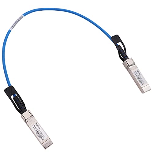 Кабел SFP + КПР twinax адаптор дължина от 0,5 м, мед SFP-кабел с пряка връзка 10Gbase-CU, съвместим със Cisco SFP-H10GB-CU0.5M,