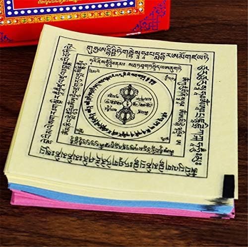 Zzooi Тибетския Будизъм Хартия за Мантра Ваджрный Чукало Книга за Колела на Будистките Писания за Освобождаване на