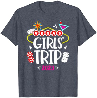 Пътуване момичета в лас Вегас - Лас Вегас 2023 - Тениска Vegas Girls Trip 2023