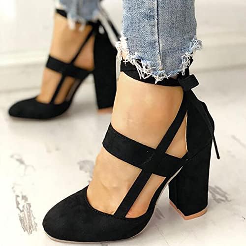 WASERCE / Удобни сандали за жени, Широка обувки, Дамски Единични Ежедневни Модни Сандали с висок каишка За жени, дамски