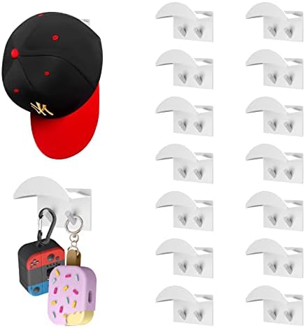 ???? ??? [2 на 1] Дизайн YNSZAS, съвместим с куки за закачалки за шапки, притежател на шапки за стени и врати - Закачалки за
