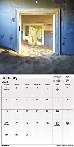 Календар на изоставени места 2023 - Луксозен стенен календар Изоставени места 2023 с повече от 100 календарни