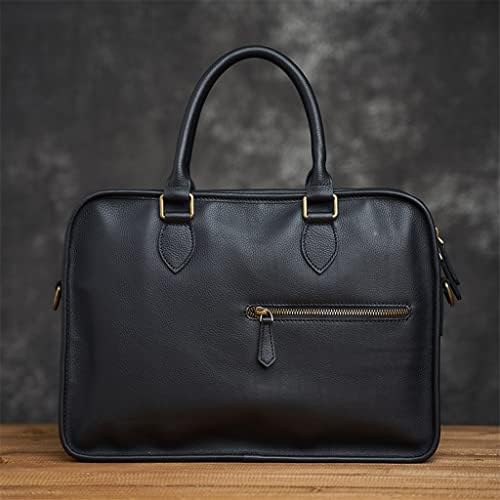 Дебела чанта от естествена Кожа, Мъжки портфейл, Офис чанти за Мъже, Мъжки чанти и калъфи за лаптоп, Мъжки портфейл, Чанта (Цвят: A, Размер: Един размер)
