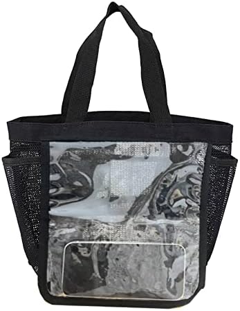 Преносима Мрежа Душ кабина с водоустойчива чанта, Бързосъхнеща Подвесная чанта за Тоалетни принадлежности, 10 Джоба